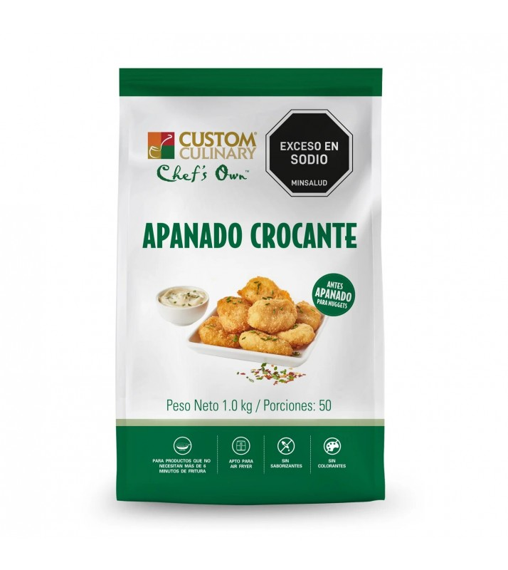 APANADO CROCANTE (NUGGETS) X 1KG