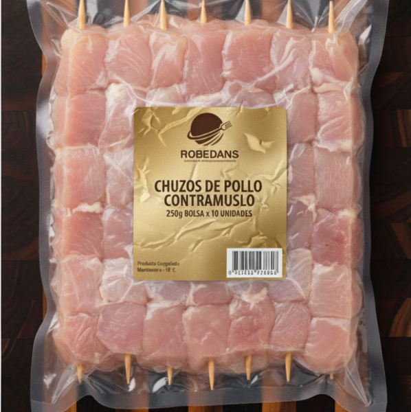 CHUZO DE POLLO 250GR X 10 UND