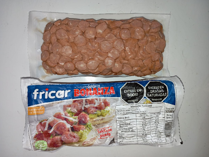SALCHICHA BONANZA PICADA X 1250G