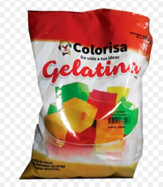 GELATINA COLORISA x 500gr