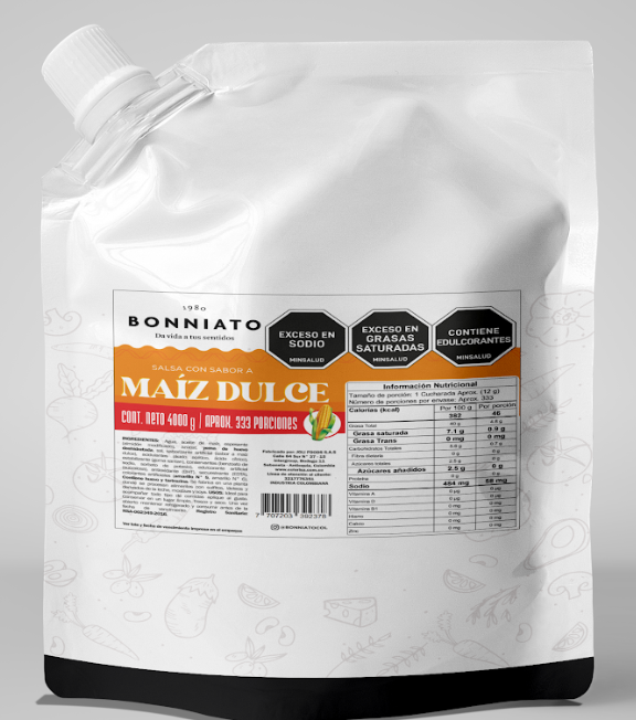 SALSA SABOR MAIZ DULCE BONNIATO